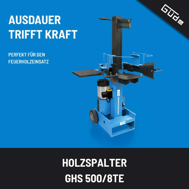 Güde Elektrischer Holzspalter GHS 500/8TE 230V